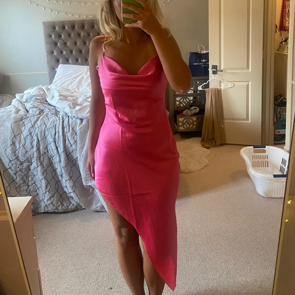 Pink Slip Dress